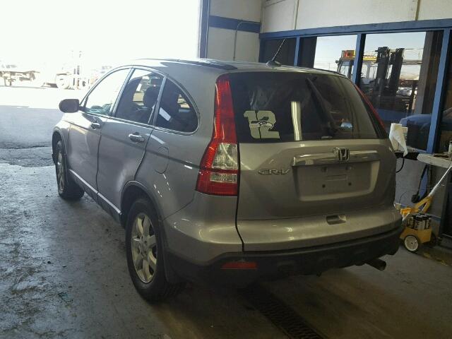 JHLRE487X7C026277 - 2007 HONDA CR-V EXL GRAY photo 3