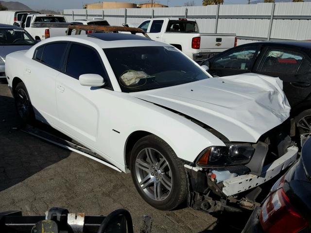 2C3CDXCTXDH670497 - 2013 DODGE CHARGER R/ WHITE photo 1