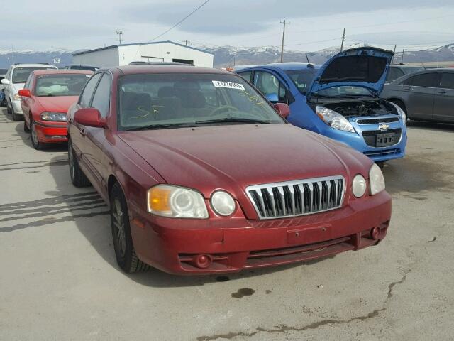 KNAGD128735210823 - 2003 KIA OPTIMA LX RED photo 1