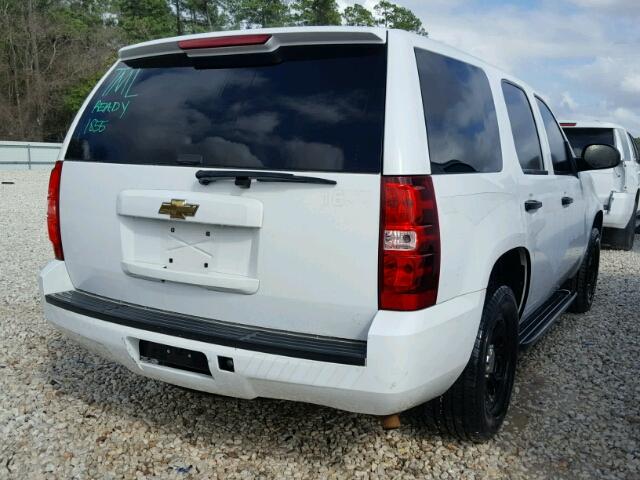 1GNLC2E04BR200040 - 2011 CHEVROLET TAHOE POLI WHITE photo 4