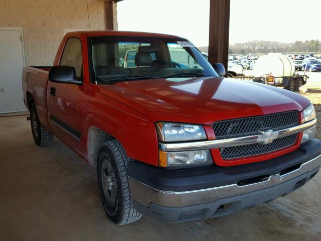 1GCEC14X43Z304183 - 2003 CHEVROLET SILVERADO RED photo 1