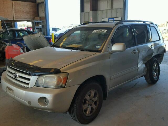 JTEGP21A370132950 - 2007 TOYOTA HIGHLANDER TAN photo 2