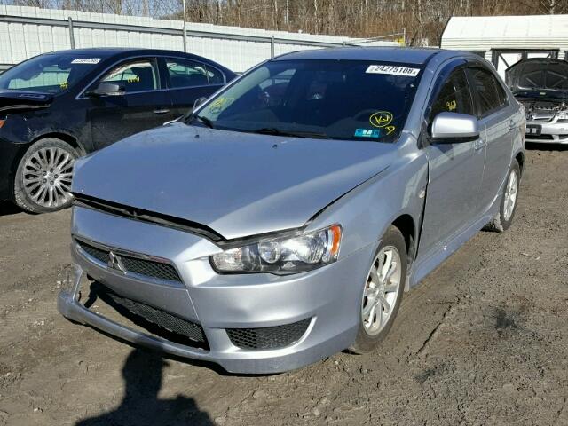 JA32X2HU0BU009640 - 2011 MITSUBISHI LANCER ES/ SILVER photo 2