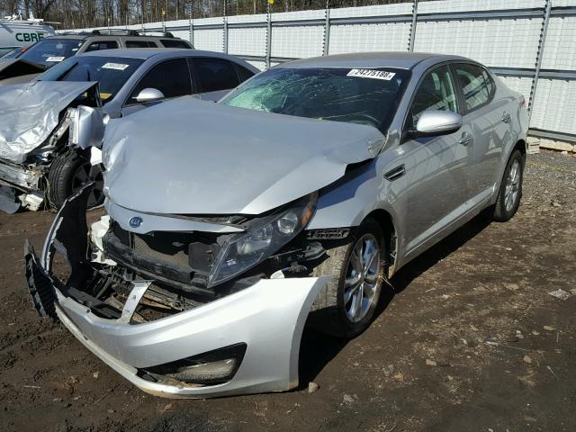 5XXGN4A73CG028526 - 2012 KIA OPTIMA EX SILVER photo 2