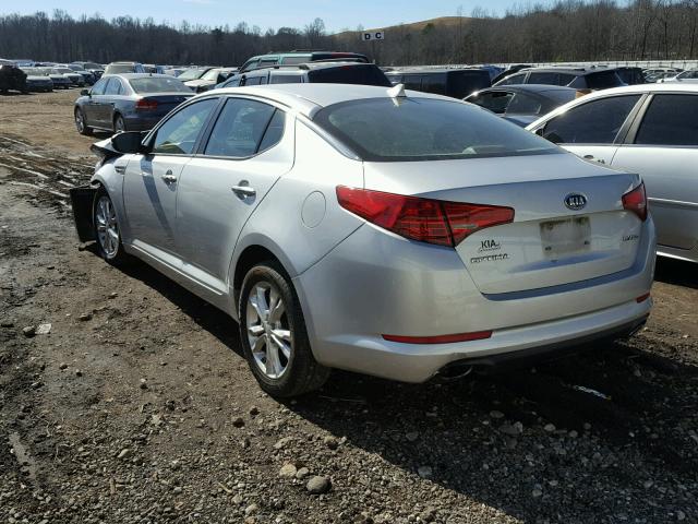 5XXGN4A73CG028526 - 2012 KIA OPTIMA EX SILVER photo 3