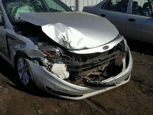 5XXGN4A73CG028526 - 2012 KIA OPTIMA EX SILVER photo 9