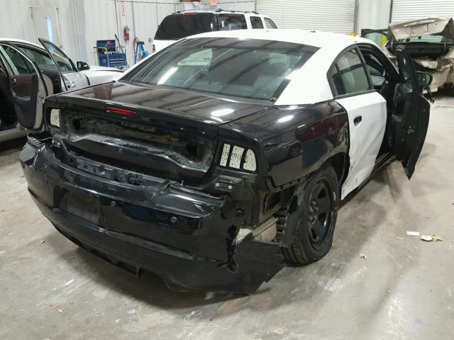 2C3CDXAG3EH333256 - 2014 DODGE CHARGER PO TWO TONE photo 4