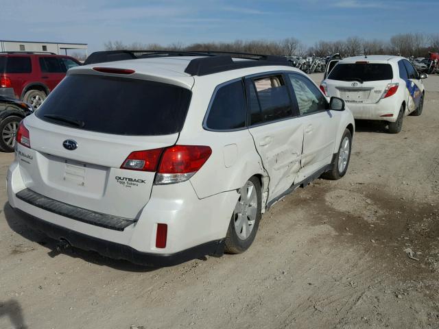 4S4BRCGC1C3235103 - 2012 SUBARU OUTBACK 2. WHITE photo 4