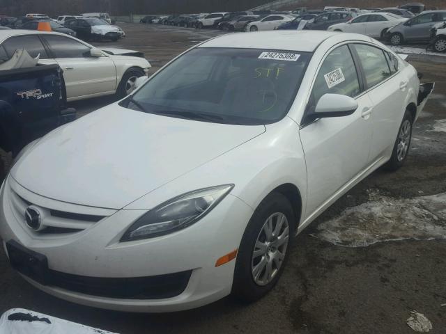 1YVHZ8BH9B5M22553 - 2011 MAZDA 6 I WHITE photo 2