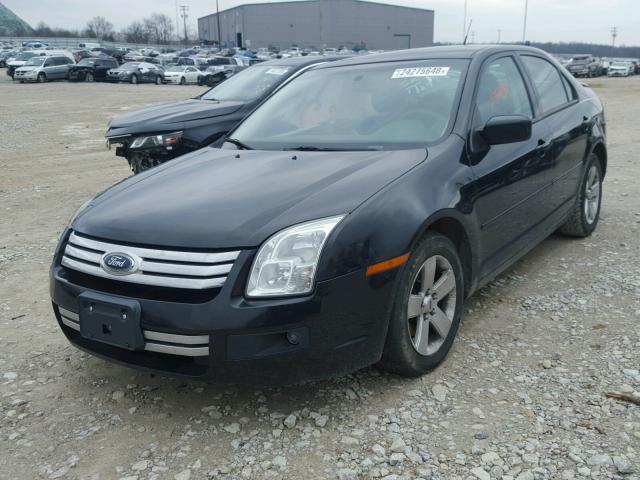 3FAHP07Z78R264899 - 2008 FORD FUSION SE BLACK photo 2