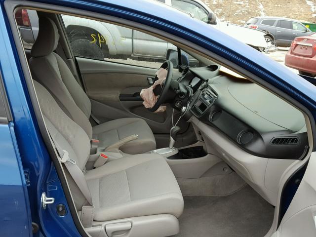 JHMZE2H38DS005362 - 2013 HONDA INSIGHT BLUE photo 5