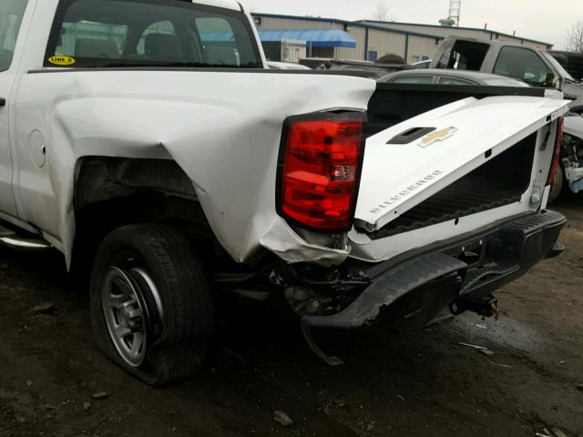 1GCRCNEH4GZ105348 - 2016 CHEVROLET SILVERADO WHITE photo 9