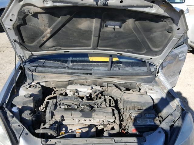 KNADE163286317455 - 2008 KIA RIO 5 SX SILVER photo 7