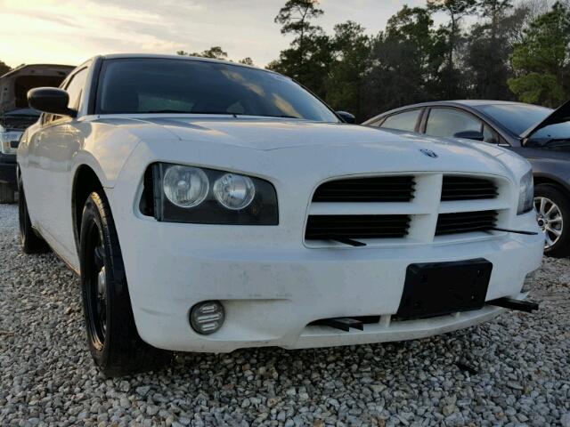 2B3AA4CT0AH176754 - 2010 DODGE CHARGER WHITE photo 1