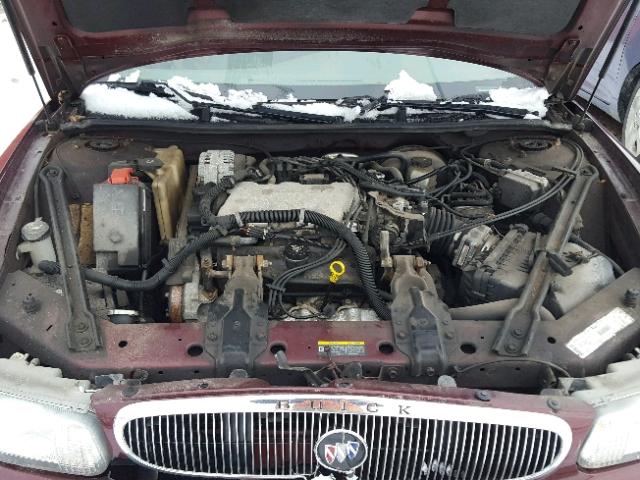 2G4WS52J221285343 - 2002 BUICK CENTURY CU MAROON photo 7