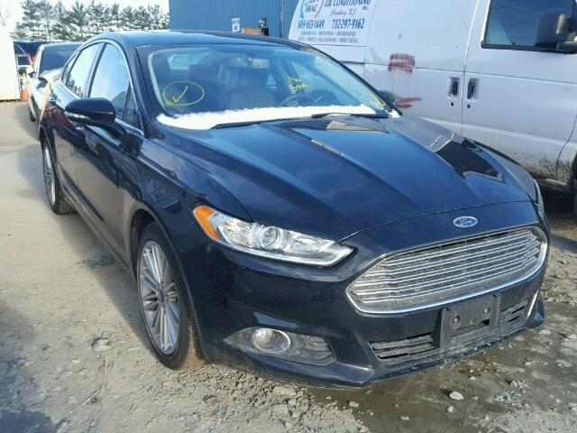 3FA6P0T93GR205344 - 2016 FORD FUSION SE BLACK photo 1