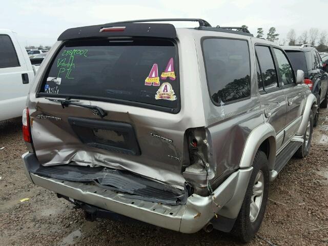 JT3GN87R110213872 - 2001 TOYOTA 4RUNNER LI GRAY photo 4