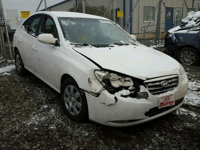 KMHDU46D68U582614 - 2008 HYUNDAI ELANTRA GL WHITE photo 1