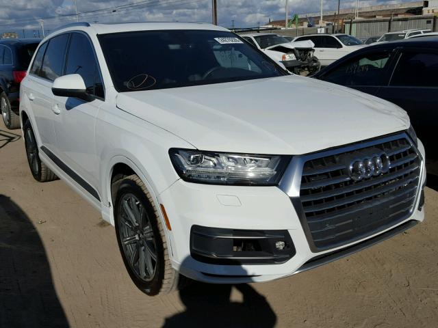 WA1LAAF76HD017775 - 2017 AUDI Q7 PREMIUM WHITE photo 1