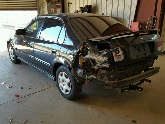 1HGEJ8645WL043799 - 1998 HONDA CIVIC EX შავი ფოტო 3