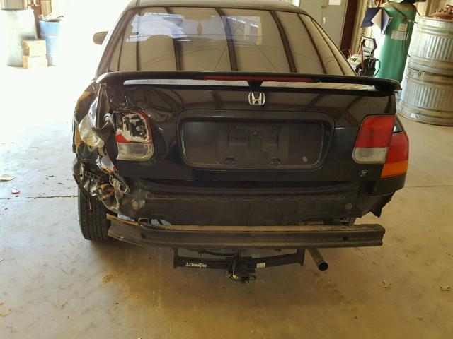 1HGEJ8645WL043799 - 1998 HONDA CIVIC EX შავი ფოტო 9