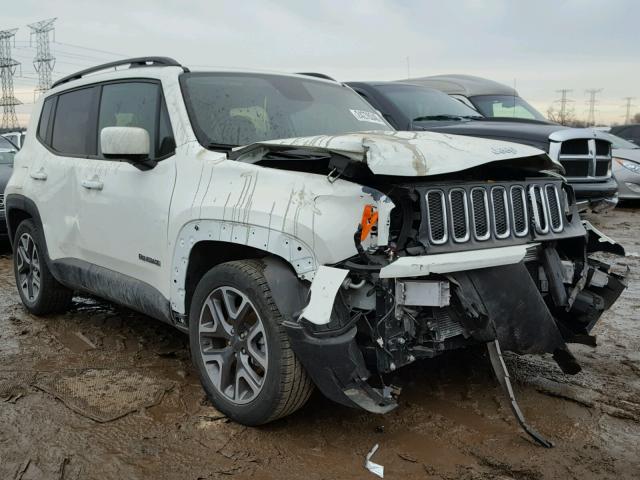 ZACCJABT2GPD12154 - 2016 JEEP RENEGADE L WHITE photo 1