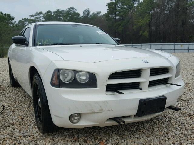 2B3AA4CT6AH177651 - 2010 DODGE CHARGER WHITE photo 1