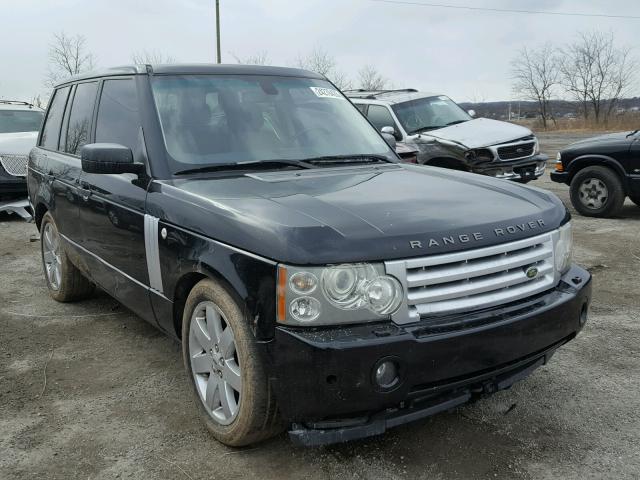 SALME15408A271501 - 2008 LAND ROVER RANGE ROVE BLACK photo 1