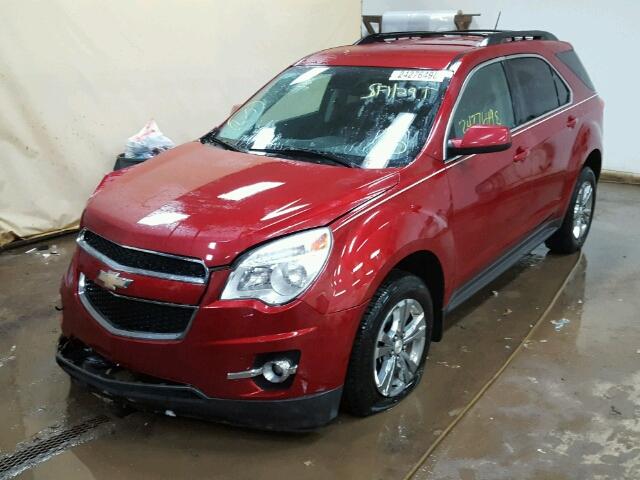 2GNALPEK1D6295936 - 2013 CHEVROLET EQUINOX LT RED photo 2