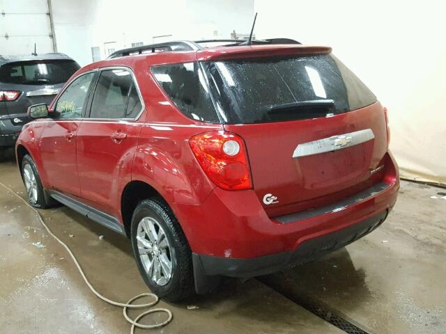 2GNALPEK1D6295936 - 2013 CHEVROLET EQUINOX LT RED photo 3