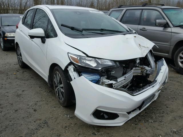 3HGGK5H8XJM713102 - 2018 HONDA FIT EX WHITE photo 1