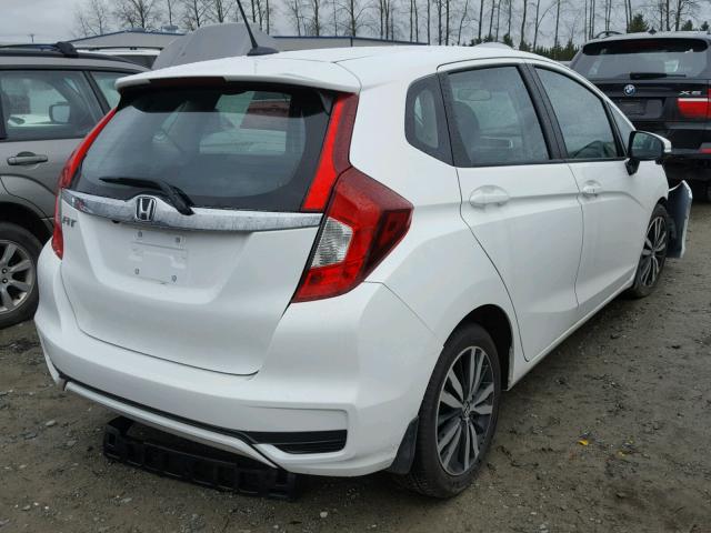 3HGGK5H8XJM713102 - 2018 HONDA FIT EX WHITE photo 4