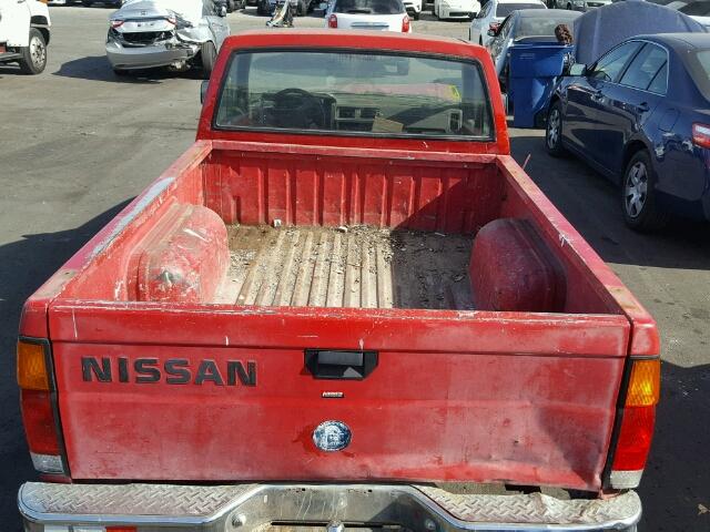 1N6SD11S9NC324800 - 1992 NISSAN TRUCK SHOR RED photo 6