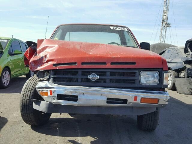 1N6SD11S9NC324800 - 1992 NISSAN TRUCK SHOR RED photo 9