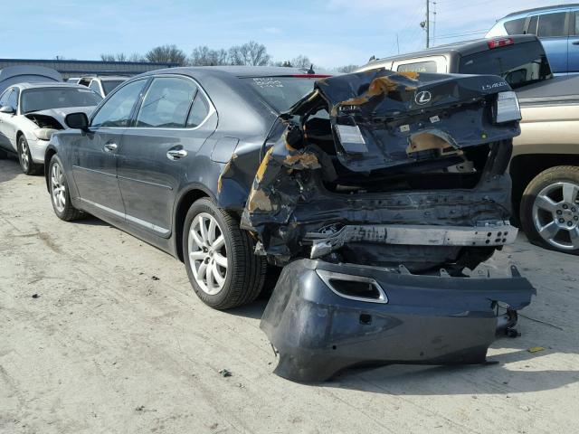 JTHGL46F185028055 - 2008 LEXUS LS 460L GRAY photo 3