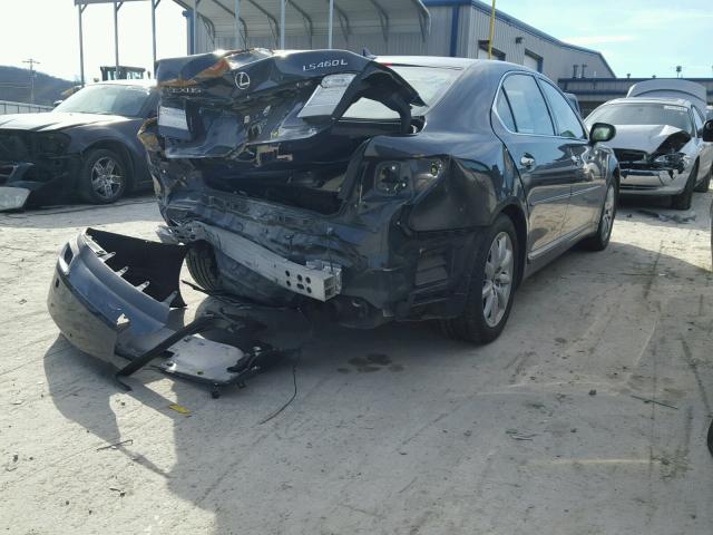 JTHGL46F185028055 - 2008 LEXUS LS 460L GRAY photo 4