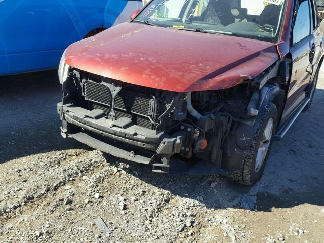 WVGAV7AX4BW000637 - 2011 VOLKSWAGEN TIGUAN S RED photo 9