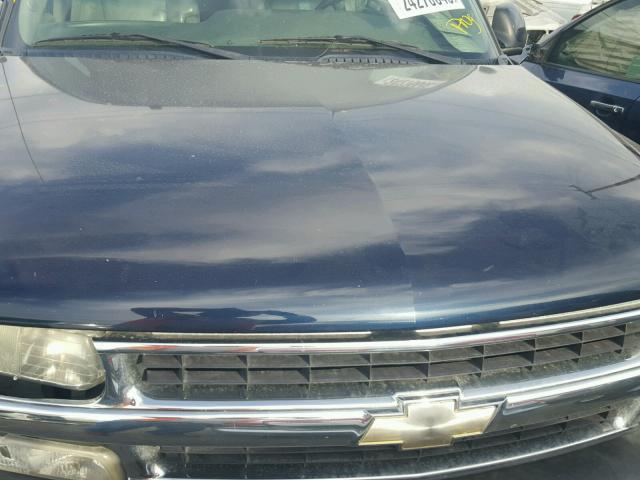 1GNEC13T64R222530 - 2004 CHEVROLET TAHOE C150 BLUE photo 7