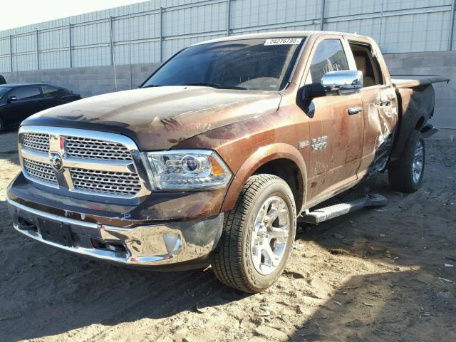 1C6RR7NT8DS702030 - 2013 RAM 1500 LARAM BROWN photo 2