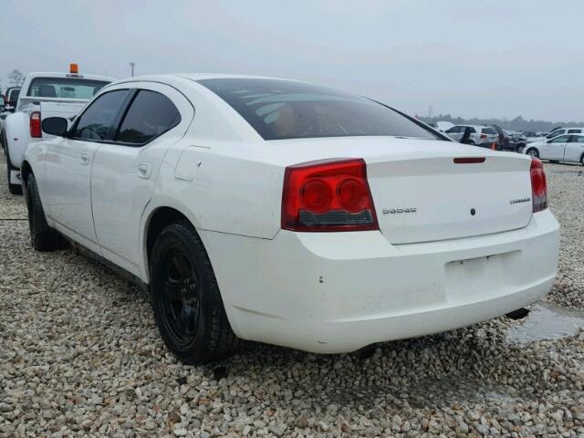 2B3AA4CT2AH177663 - 2010 DODGE CHARGER WHITE photo 3