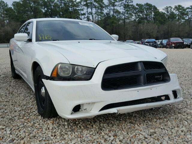 2C3CDXAT9CH152673 - 2012 DODGE CHARGER PO WHITE photo 1