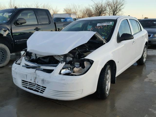 1G1AK58F387296793 - 2008 CHEVROLET COBALT LS WHITE photo 2