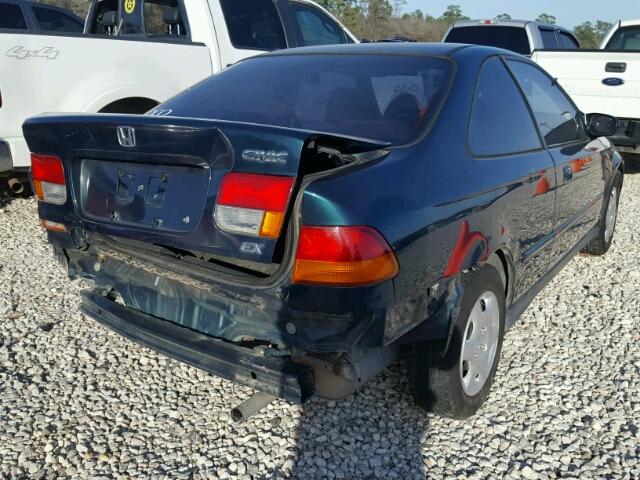 1HGEJ8141WL135709 - 1998 HONDA CIVIC EX GREEN photo 4