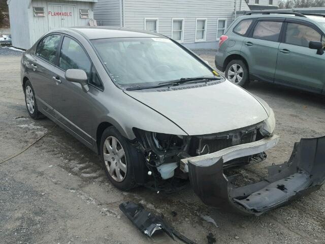 2HGFA16518H332571 - 2008 HONDA CIVIC LX GRAY photo 1