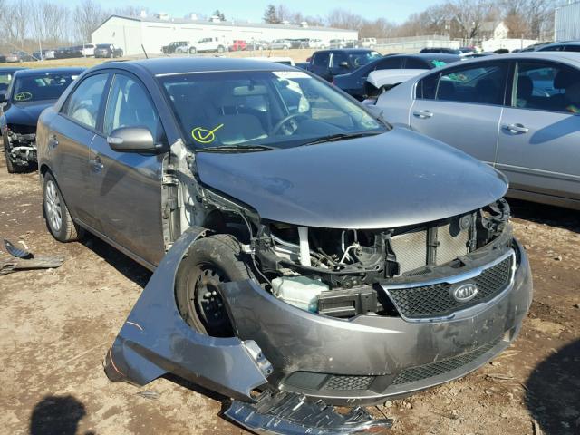 KNAFU4A20A5285287 - 2010 KIA FORTE EX GRAY photo 1