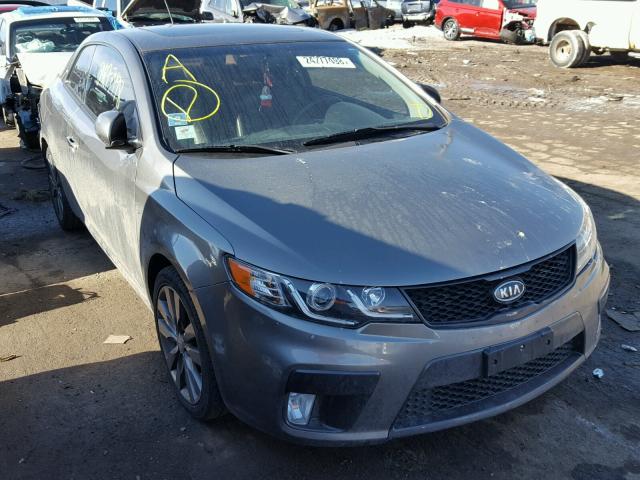 KNAFW6A37B5354556 - 2011 KIA FORTE SX GRAY photo 1