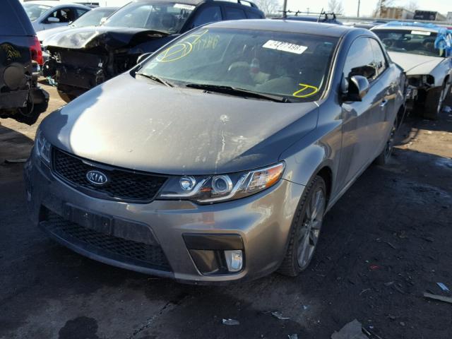 KNAFW6A37B5354556 - 2011 KIA FORTE SX GRAY photo 2