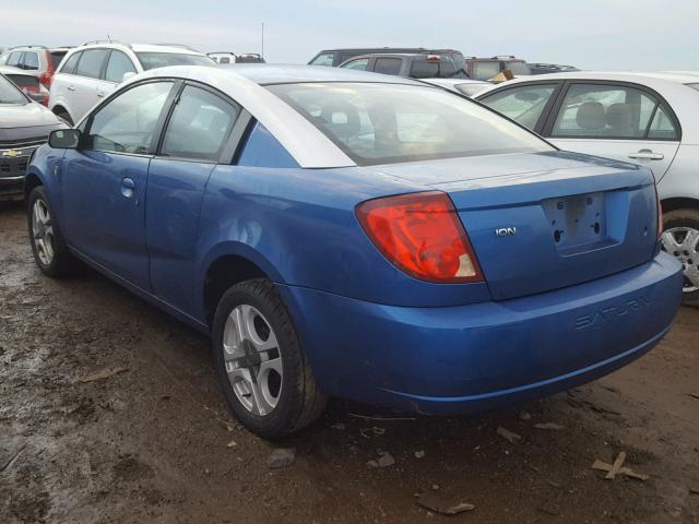 1G8AW12F24Z139763 - 2004 SATURN ION LEVEL BLUE photo 3