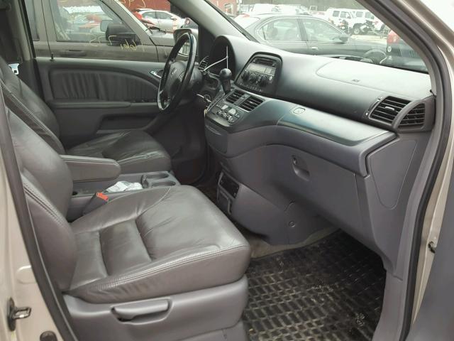 5FNRL38786B420844 - 2006 HONDA ODYSSEY EX GRAY photo 5