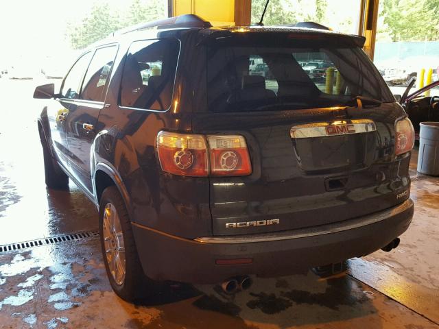 1GKLVNED8AJ120362 - 2010 GMC ACADIA SLT შავი ფოტო 3